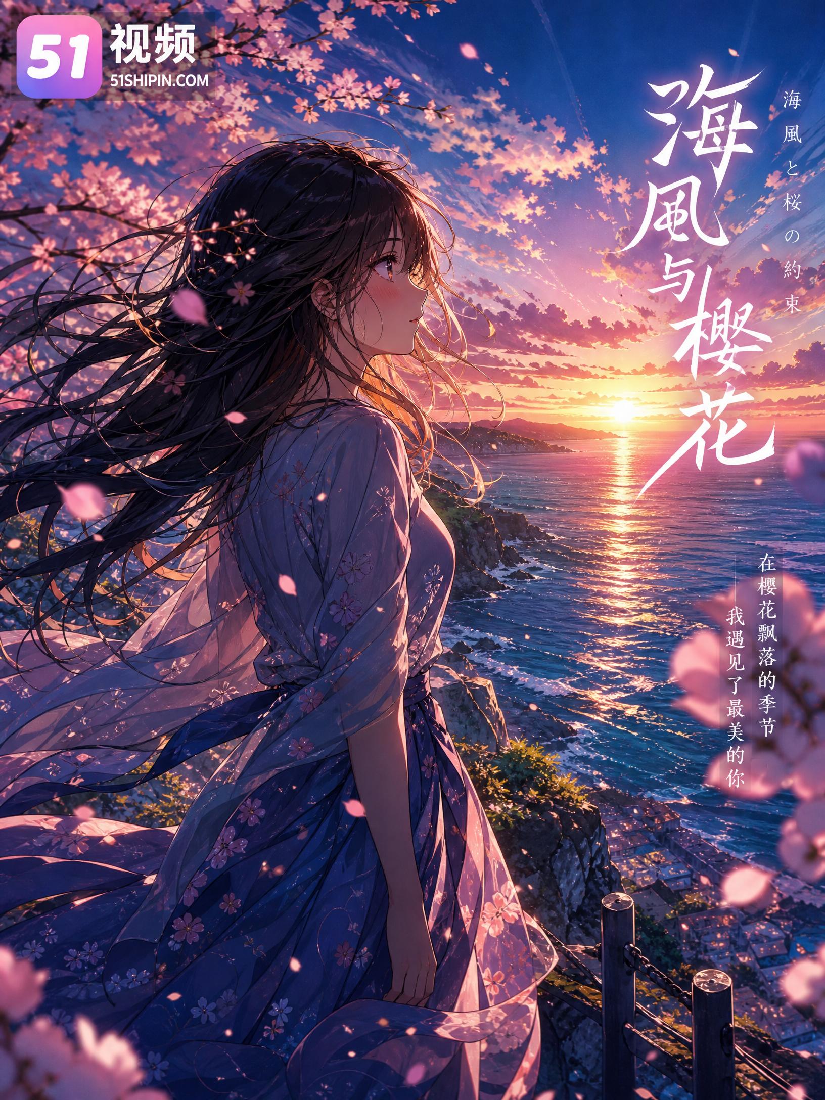 抖荫短视频-海风与樱花抖荫短视频教程